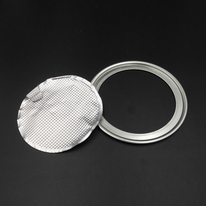 Aluminum easy-open lid beverage packaging pull ring can lid juice soda lid aluminum foil easy-tear lid