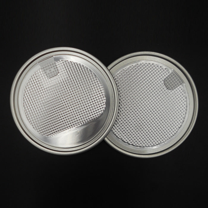 Aluminum easy-open lid beverage packaging pull ring can lid juice soda lid aluminum foil easy-tear lid