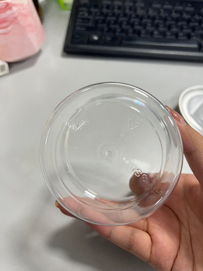 Factory Direct Sale 85mm 205ml 320ml Food Honey Cookie Food Jar With Lid Clear PET Spice Plastic Jar