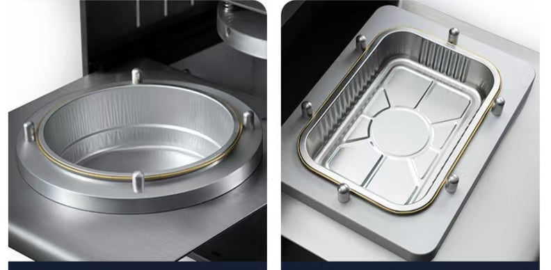 luminum foil box sealing machine Tin foil box sealing machine Aluminum box sealing machine Gold box sealing equipment Gold foil box sealing machine