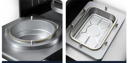 luminum foil box sealing machine Tin foil box sealing machine Aluminum box sealing machine Gold box sealing equipment Gold foil box sealing machine