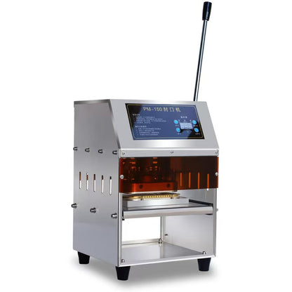 luminum foil box sealing machine Tin foil box sealing machine Aluminum box sealing machine Gold box sealing equipment Gold foil box sealing machine