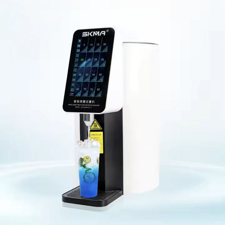 Milk tea equipment Matcha coffee syrup sugar dosing machine fully automatic commercial fructose dosing machine