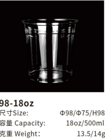 Clear Plastic Cups [5000 Pack] PET Party Cold Cups | Durable, Crack-Resistant, Elegant Crystal Clear Design, BPA-Free, Smoothies, Iced Coffee, Soda, Cocktails & Juice 12oz14oz16oz18oz20oz24oz