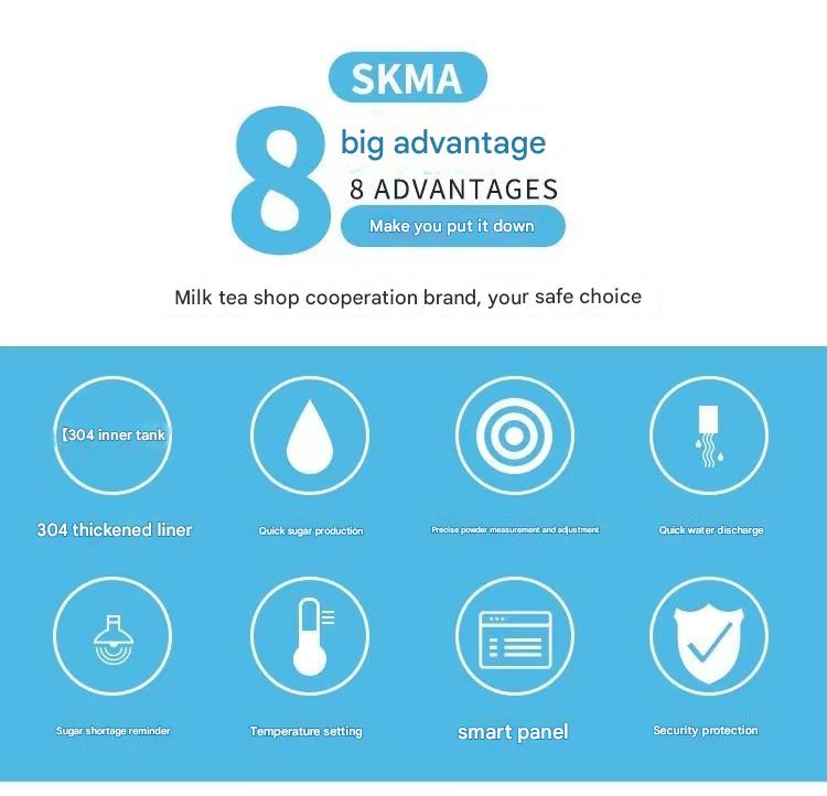 Milk tea equipment Matcha coffee syrup sugar dosing machine fully automatic commercial fructose dosing machine