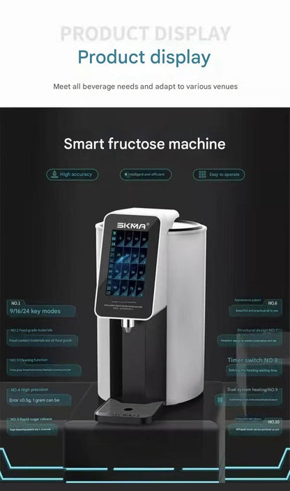 Milk tea equipment Matcha coffee syrup sugar dosing machine fully automatic commercial fructose dosing machine