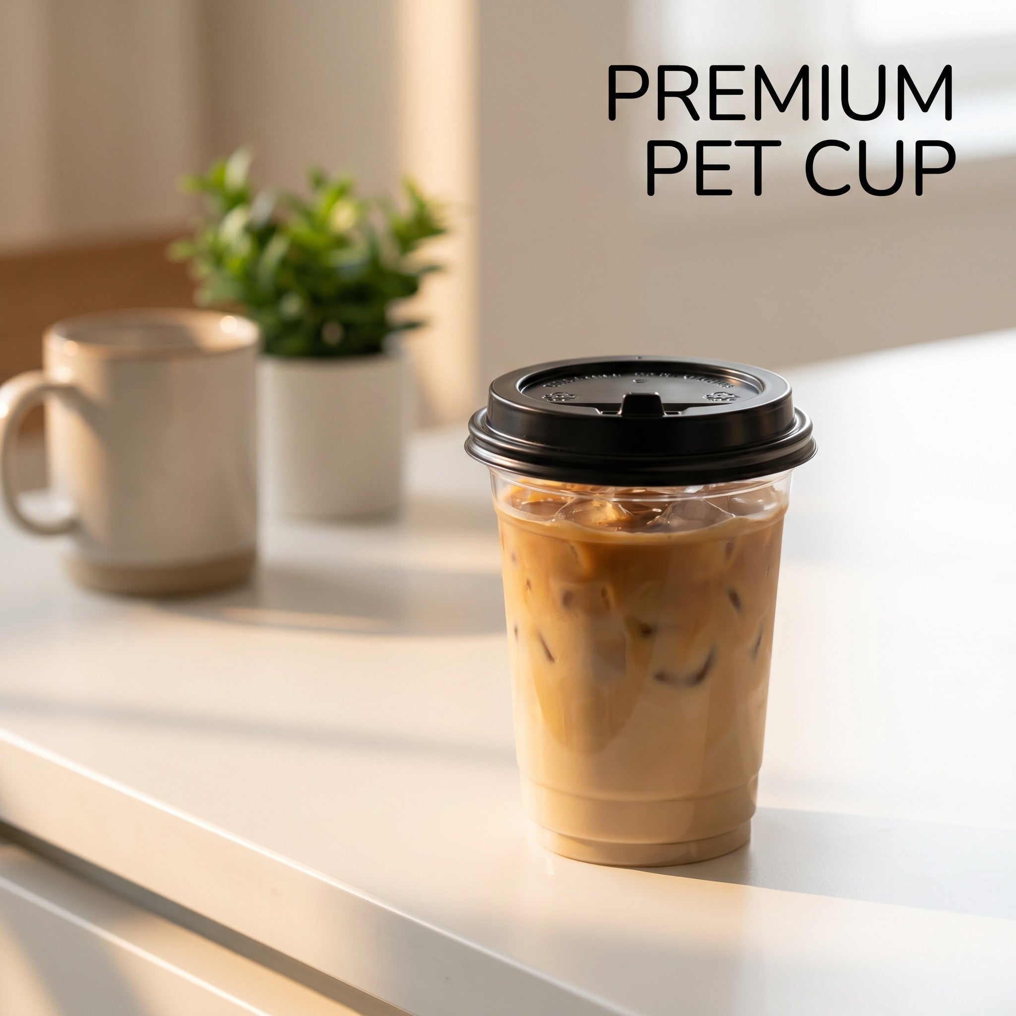 Clear Plastic Cups [5000 Pack] PET Party Cold Cups | Durable, Crack-Resistant, Elegant Crystal Clear Design, BPA-Free, Smoothies, Iced Coffee, Soda, Cocktails & Juice 12oz14oz16oz18oz20oz24oz
